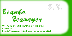bianka neumayer business card